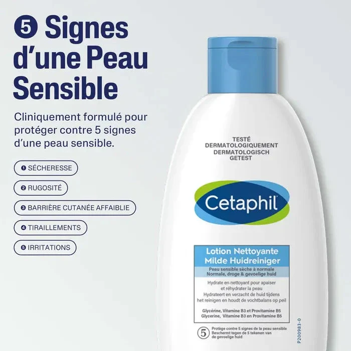 Cetaphil Lotion Nettoyante Visage Et Corps Peaux Sensibles - Image 3